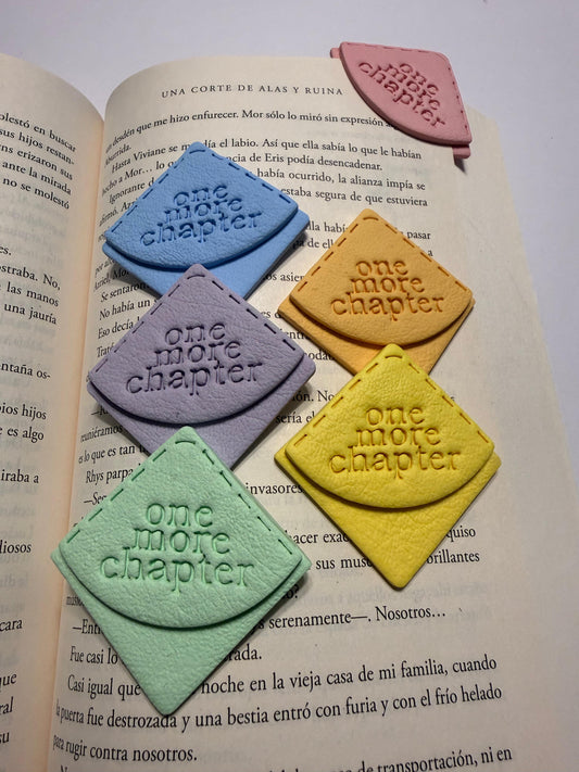 "One more chapter" Corner Bookmark