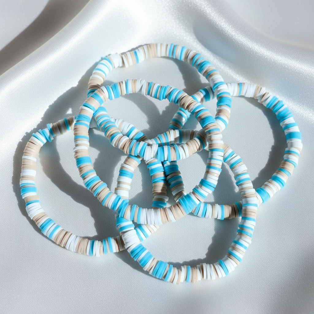 Clay Heishi Beads Bracelets