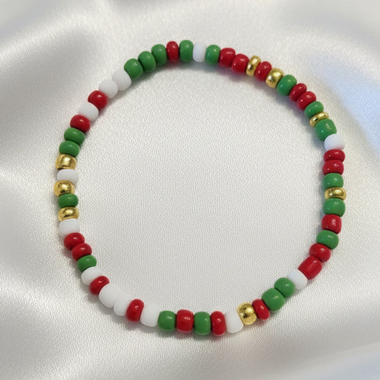 Festive Seed Beads Bracelet