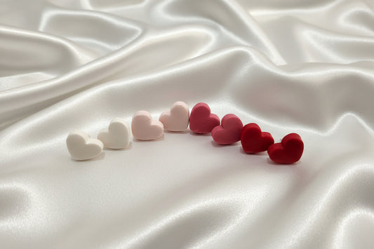 Thick Heart Studs