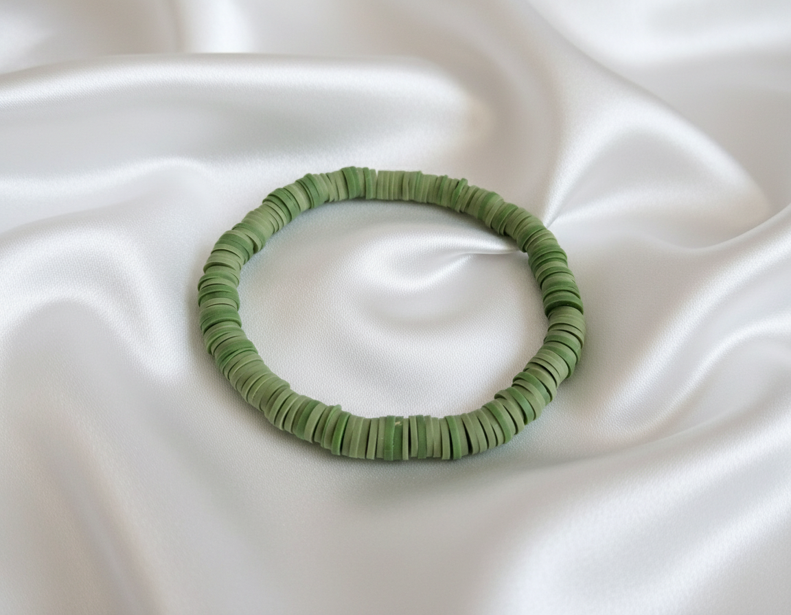 Single Color Clay Heishi Beads