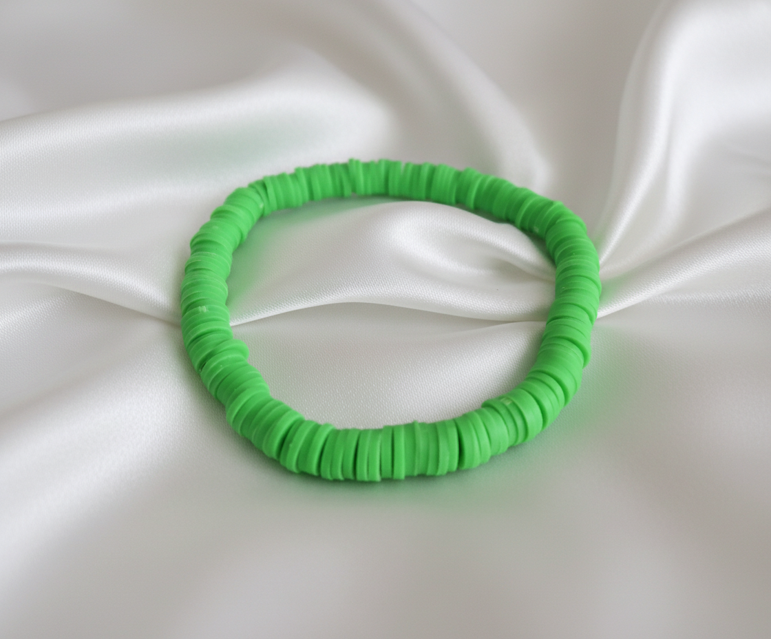 Single Color Clay Heishi Beads