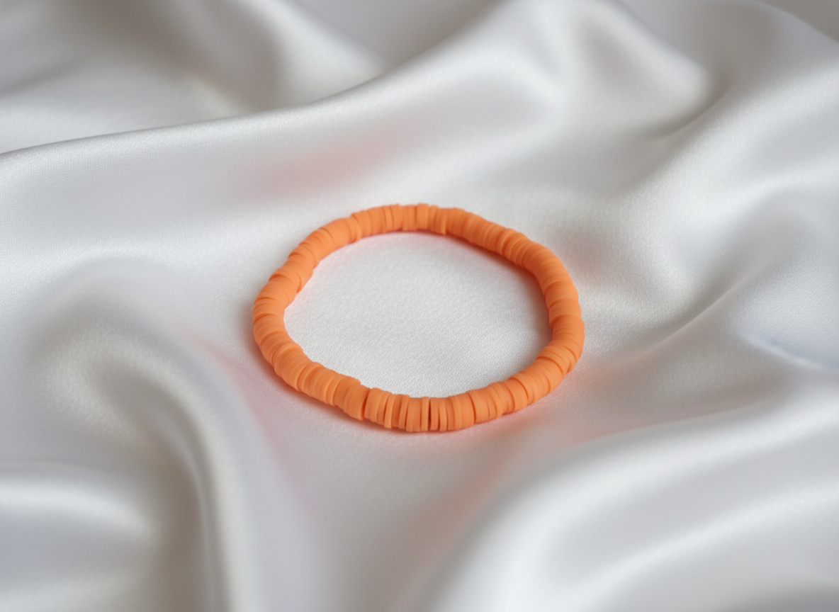 Single Color Clay Heishi Beads