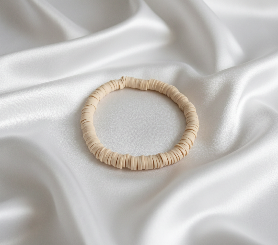Single Color Clay Heishi Beads