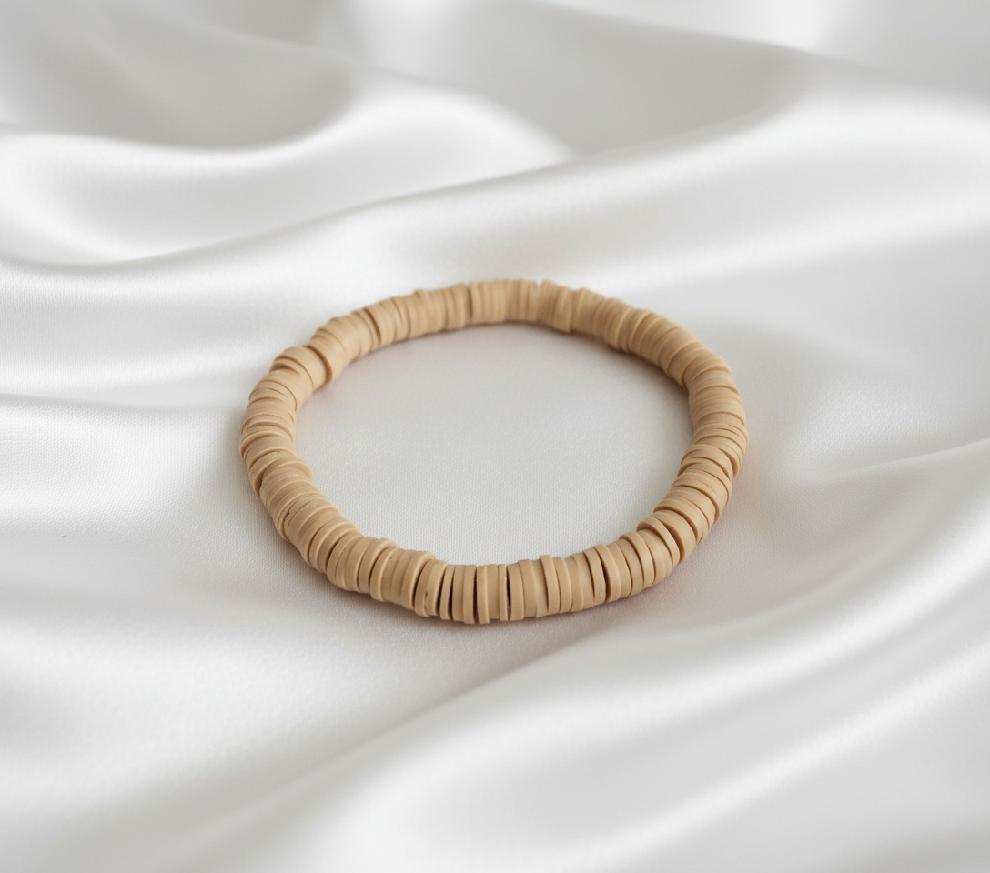 Single Color Clay Heishi Beads