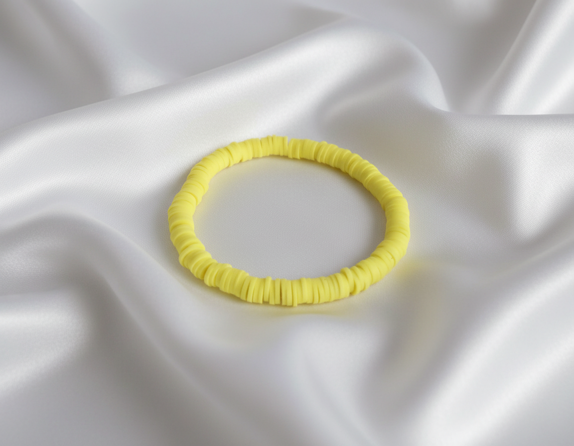 Single Color Clay Heishi Beads