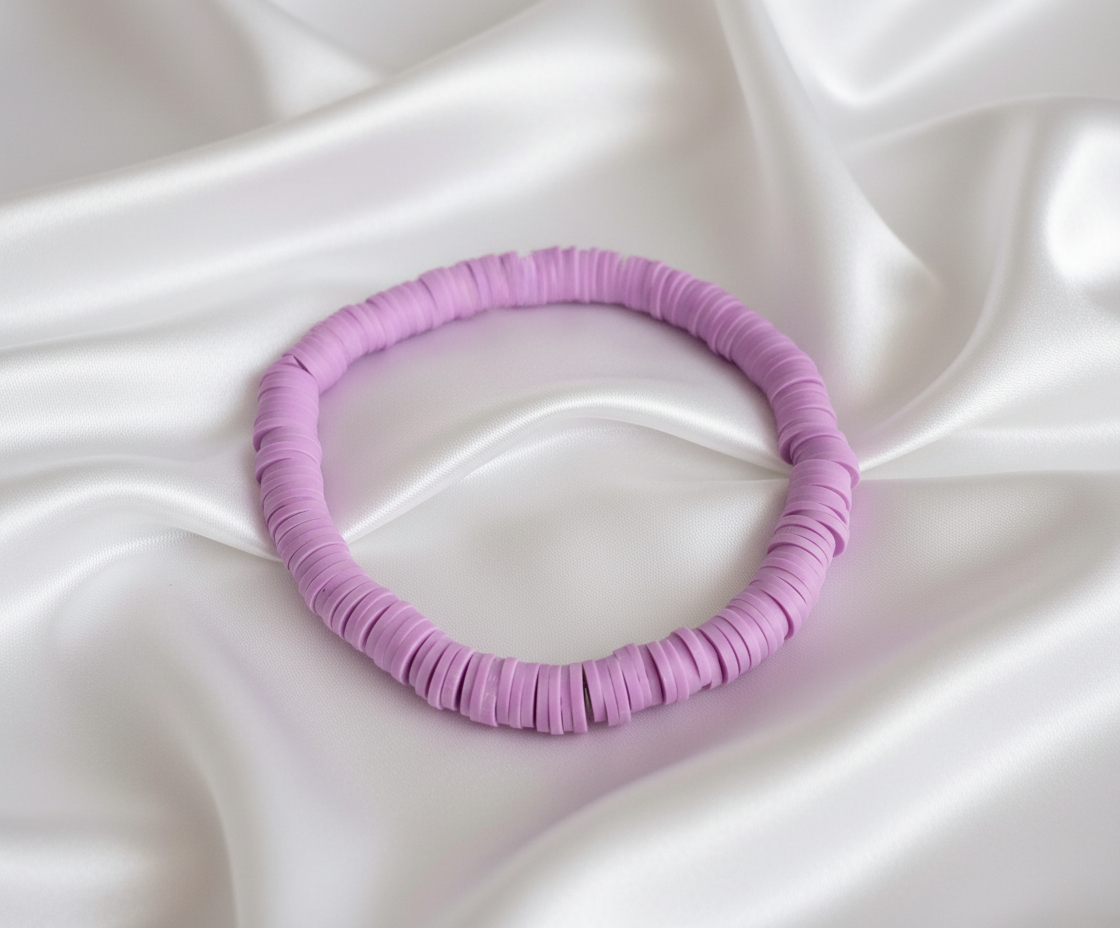 Single Color Clay Heishi Beads