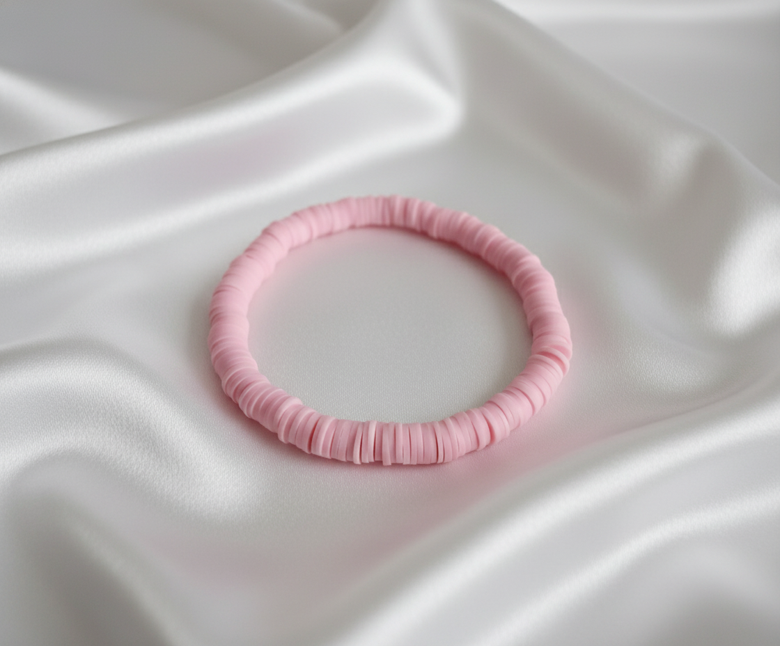Single Color Clay Heishi Beads