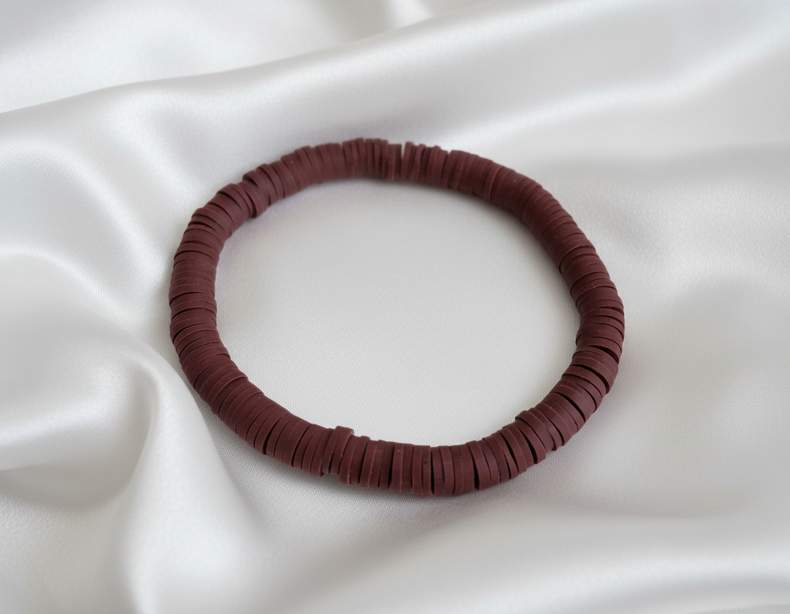 Single Color Clay Heishi Beads