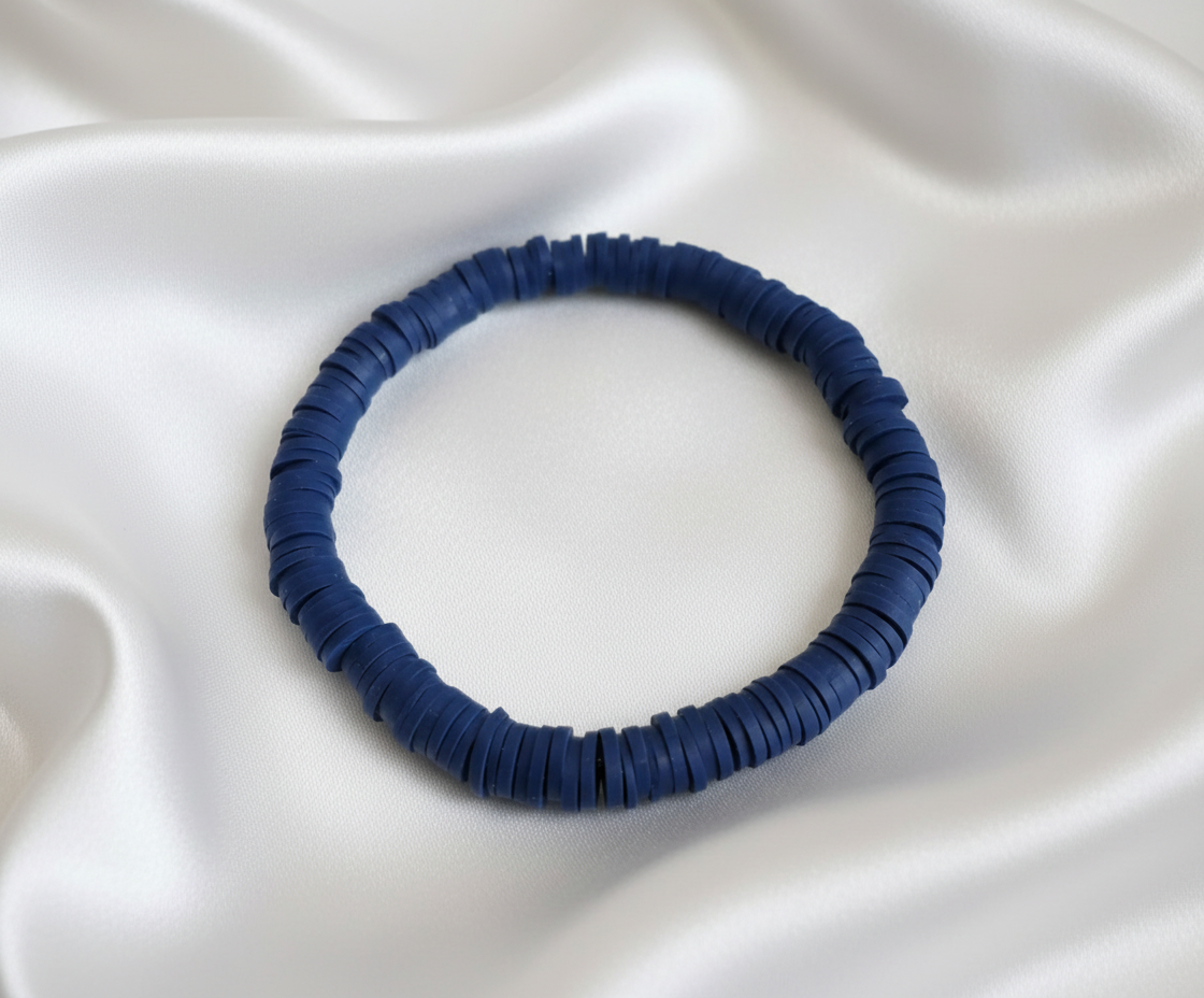 Single Color Clay Heishi Beads