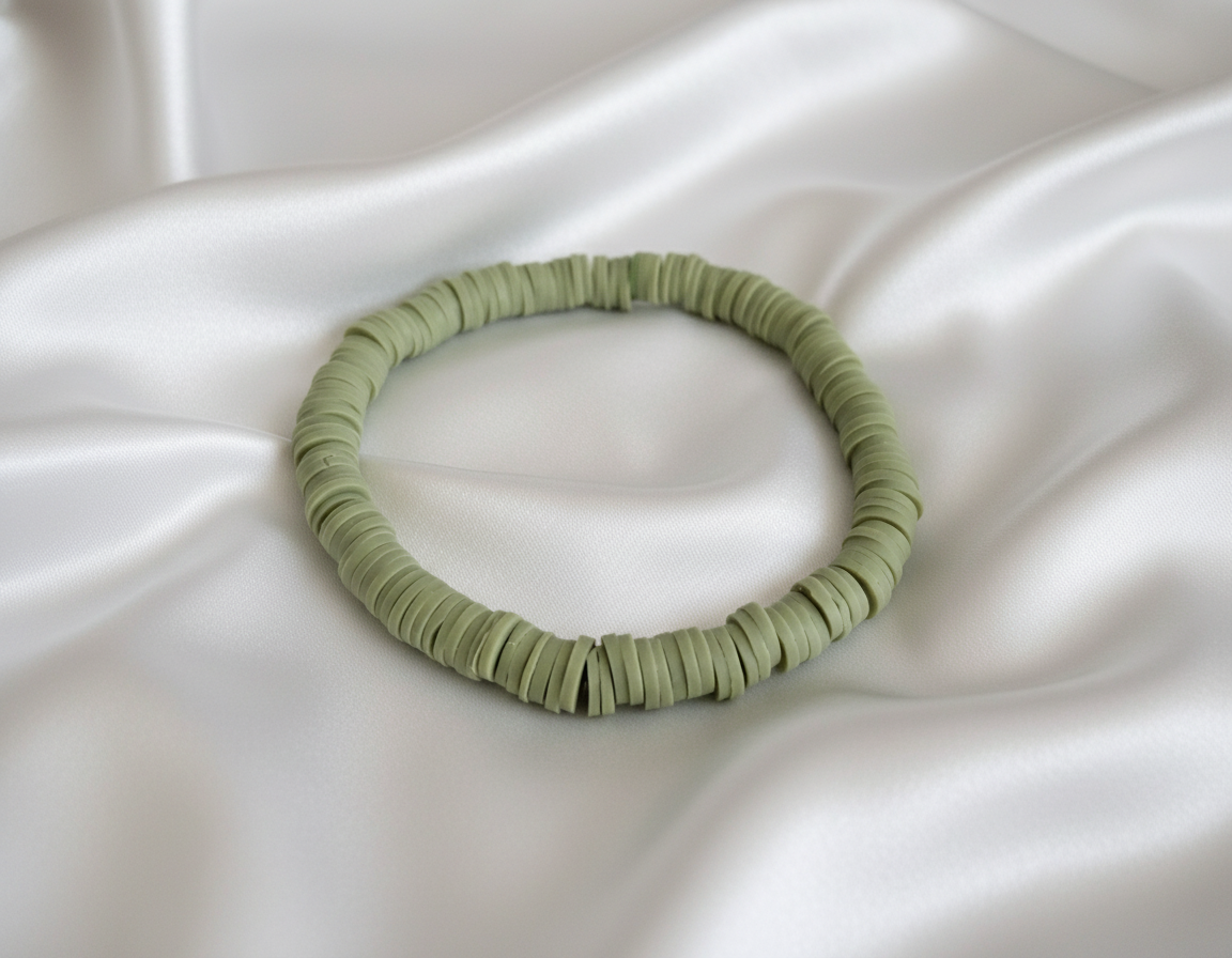 Single Color Clay Heishi Beads