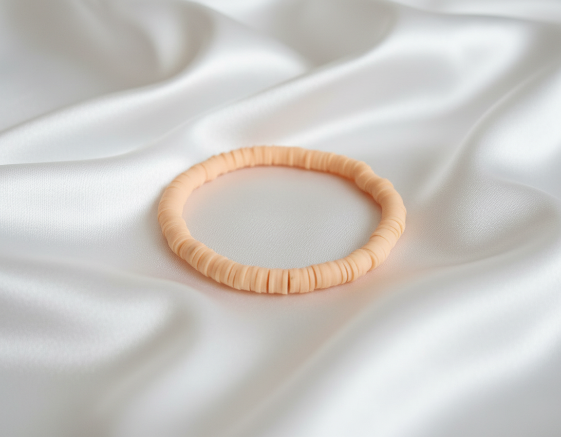 Single Color Clay Heishi Beads