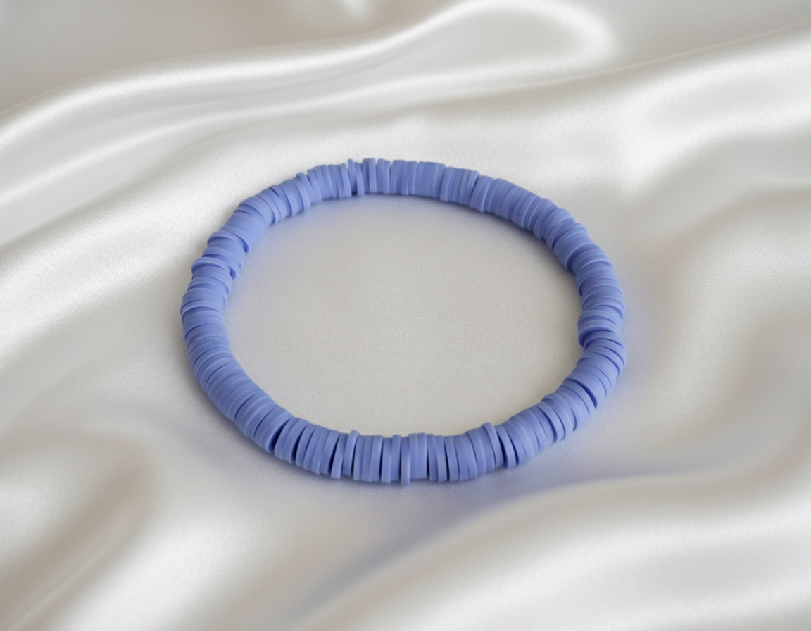Single Color Clay Heishi Beads