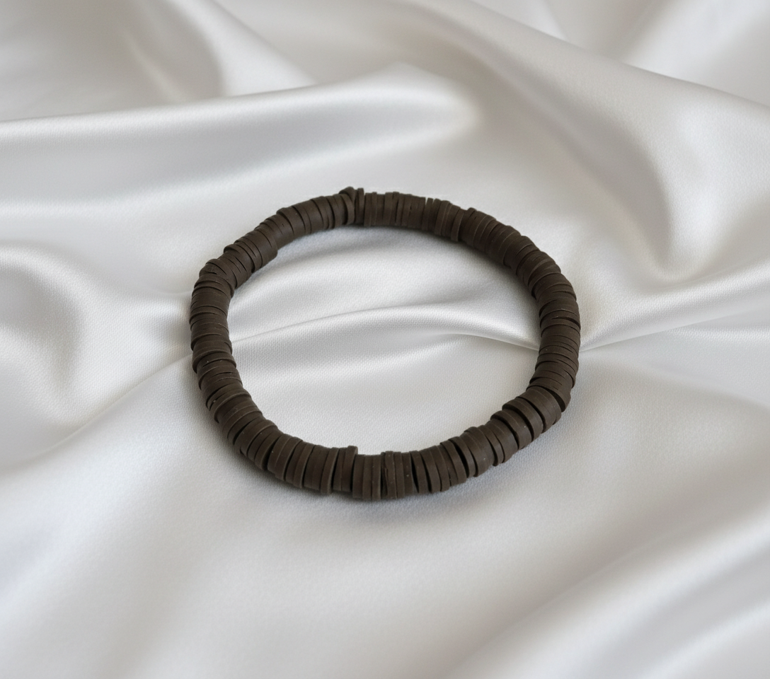 Single Color Clay Heishi Beads