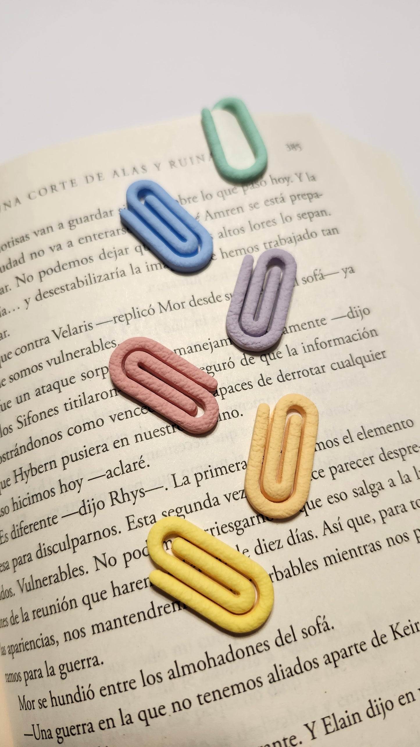 6 Mini Clips Bookmarks