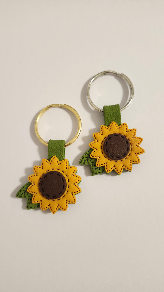 Sunflower Keychain