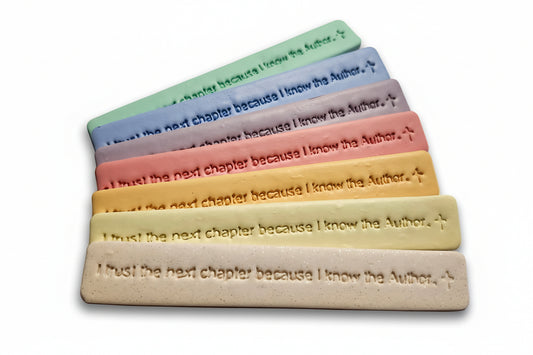 "I trust the next chapter because I know the Author" Bookmark with tassel